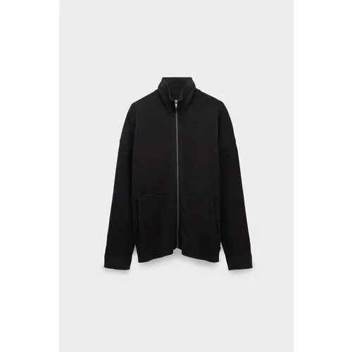 Куртка Transit зимняя, силуэт прямой, карманы, размер 48, черный