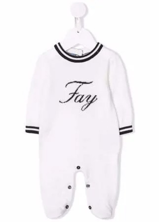 Fay Kids комбинезон вязки интарсия с логотипом