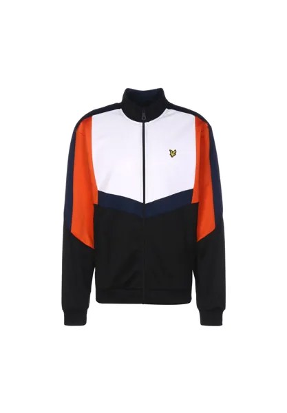 Спортивная куртка на молнии для мужчин Lyle & Scott, цвет Schwarz Orange