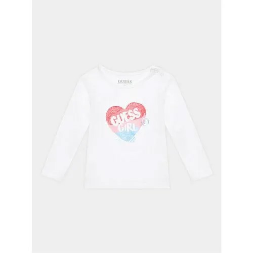 Лонгслив GUESS, размер 3/6M [METM], белый