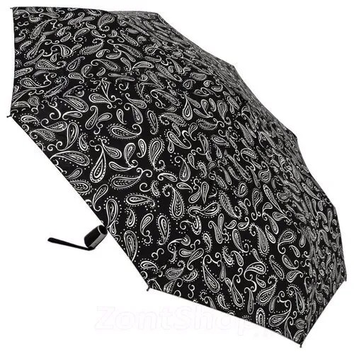 Зонт женский Doppler 7441465 BW-5 black-white с рисунком Пейсли