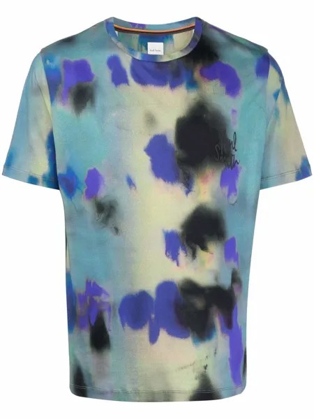 PAUL SMITH Ink Spill abstract-print T-shirt