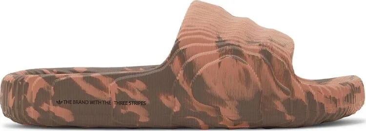 Кроссовки Adilette 22 Slides 'Clay Strata', коричневый