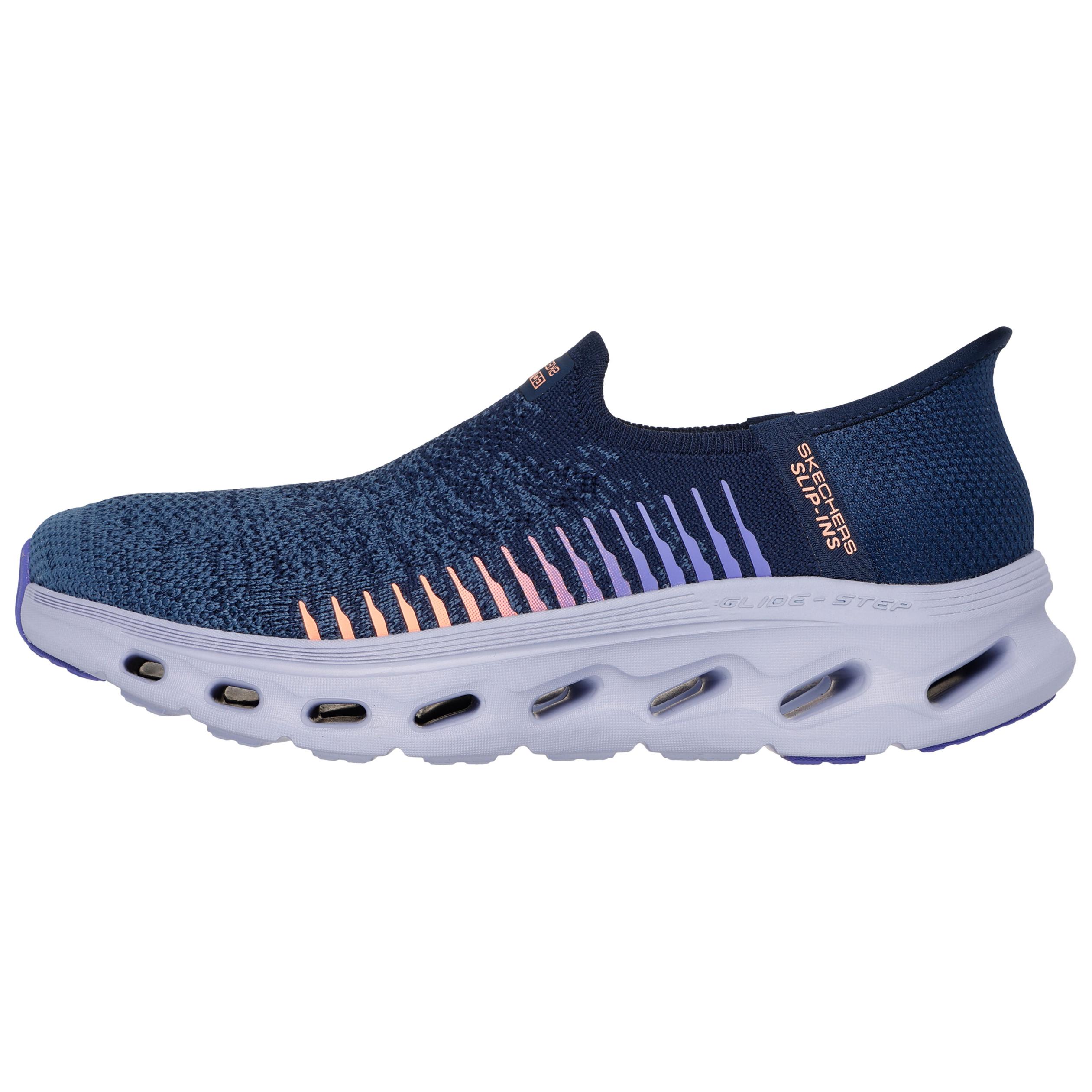 Кроссовки Skechers Slip Ins Lifestyle Shoes Women's Low-top Navy Blue/multicolored, синий