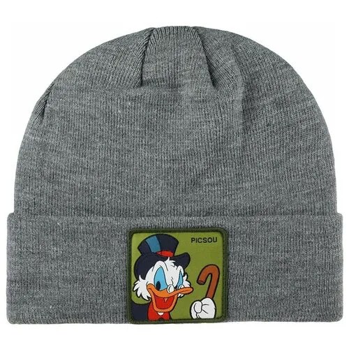 Шапка CAPSLAB арт. CL/DIS/1/BON/SCR2 Disney Scrooge McDuck (серый), размер ONE