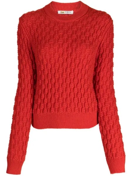 Ports 1961 джемпер с круглым вырезом, красный