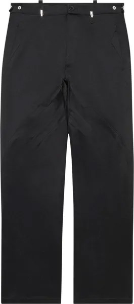 Брюки Kiko Kostadinov Itten Darted Trouser 'Black Ink/Aqua Glass', черный