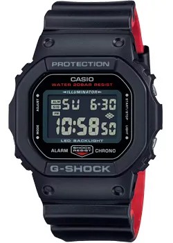 Японские наручные  мужские часы Casio DW-5600UHR-1. Коллекция G-Shock