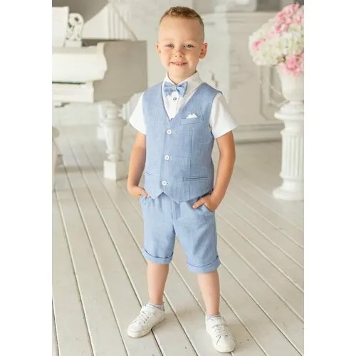 Костюм классический NINO kids, размер 92, голубой
