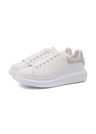 Кожаные кеды Alexander McQueen