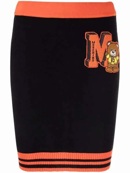 Moschino юбка с логотипом