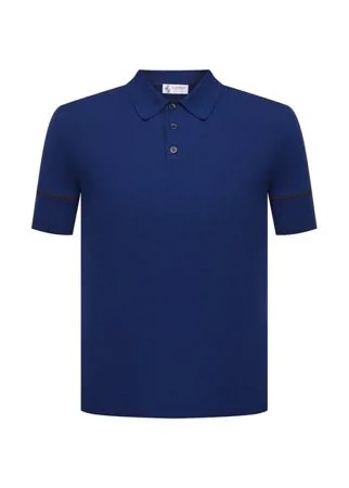 Поло из хлопка и шелка Il Borgo Cashmere