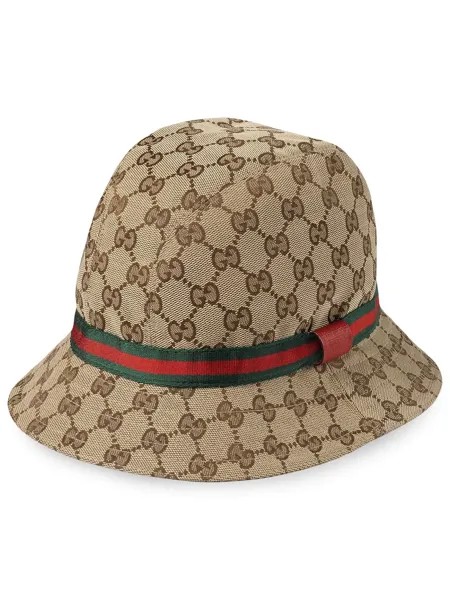 Gucci Kids шляпа федора с логотипом GG