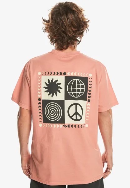 Спортивная футболка PEACE PHASE Quiksilver, цвет pink