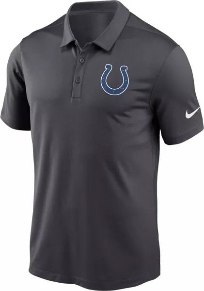 Мужская футболка-поло Nike Indianapolis Colts Franchise антрацитового цвета