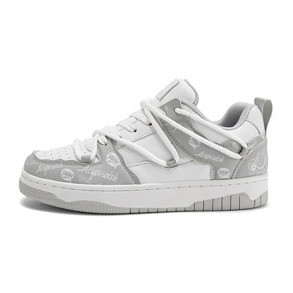 Кроссовки MIIOW Trend Party Series Skateboarding Shoes Unisex Low-top, синий