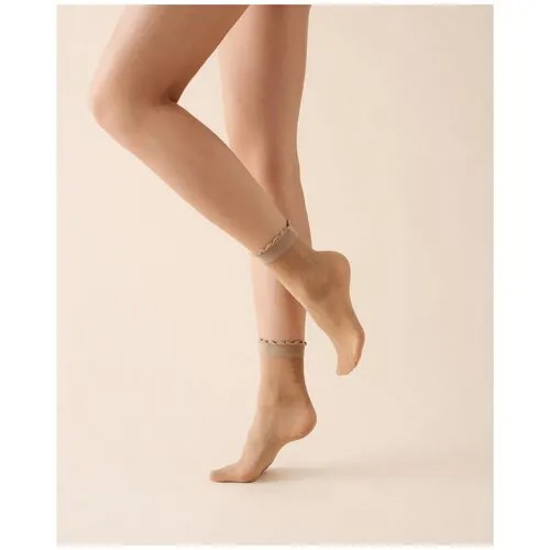 Женские носки Gabriella бежевые, размер UN