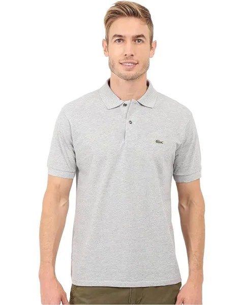 Поло Lacoste Classic Chine Pique Shirt, цвет Silver Grey Chine
