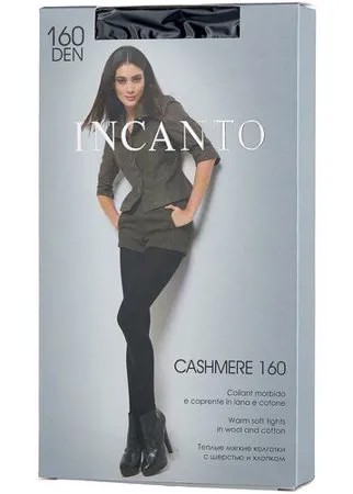Колготки Incanto Cashmere, 160 den, размер 5, черный