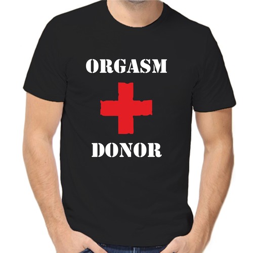 Футболка orgasm donor, размер (54)2XL, чёрный