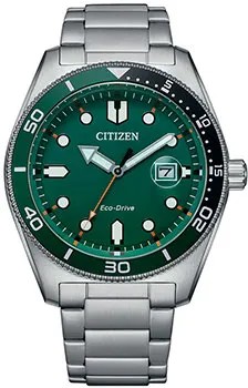 Японские наручные  мужские часы Citizen AW1768-80X. Коллекция Eco-Drive
