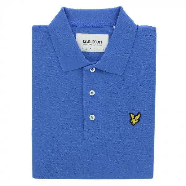 Поло Lyle & Scott Plain Polo Shirt, синий