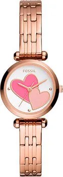 Fashion наручные  женские часы Fossil BQ3697. Коллекция Tillie Mini