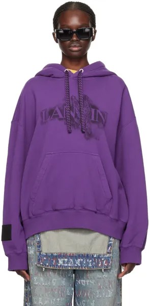 Фиолетовый мешковатый худи Future Edition Lanvin