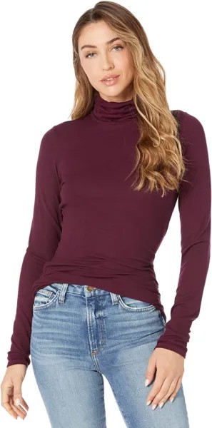 Футболка Michael Stars Gail Turtleneck, цвет Plum