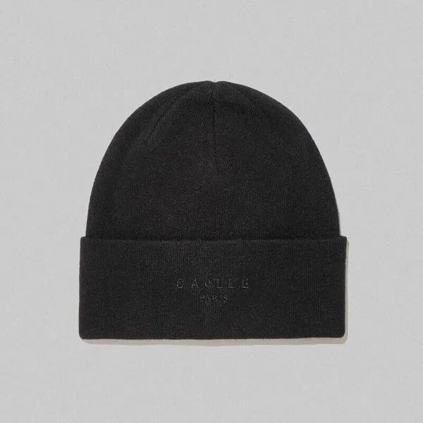 Женская кепка Gaelle Paris GBADP3658 Beanie IN Jersey Бейсболка черная с логотипом