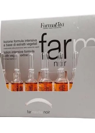 FARMAVITA FarmaVita, FARMA NOIR - лосьон против выпадения (для мужчин), 12х8мл