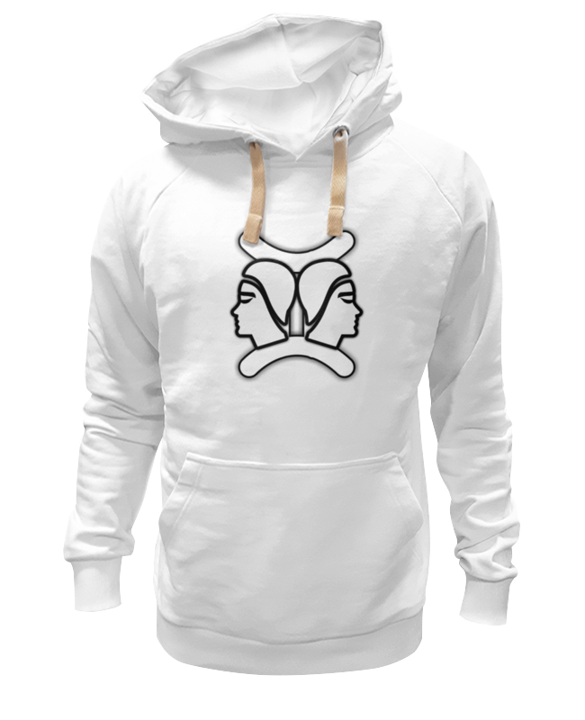 Худи Printio Близнецы. белое 2XL