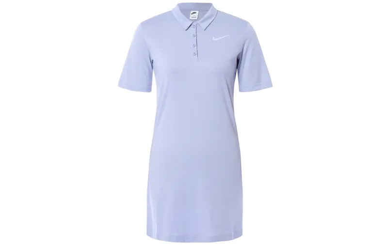 Женское платье с короткими рукавами Nike, цвет misty gray blue