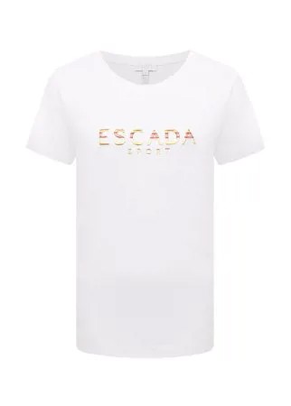 Хлопковая футболка Escada Sport