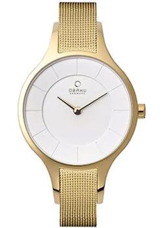 Fashion наручные  женские часы Obaku V165LXGIMG. Коллекция mesh