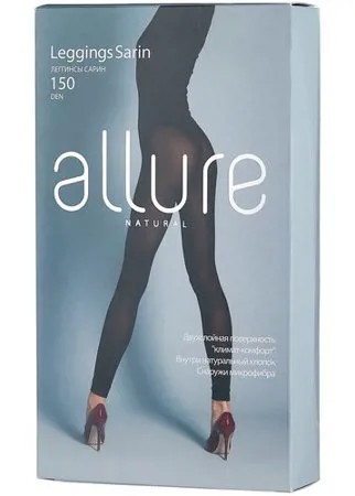 Леггинсы ALLURE Natural Sarin, 150 den, размер 3, nero (черный)