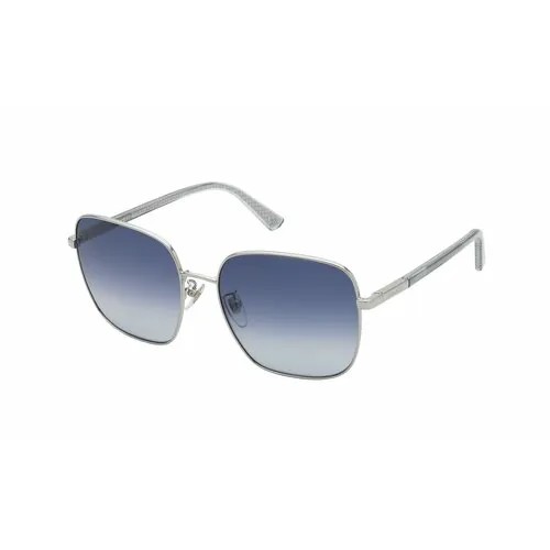Солнцезащитные очки NINA RICCI 329-579, прямоугольные, оправа: металл, для женщин, серебряный