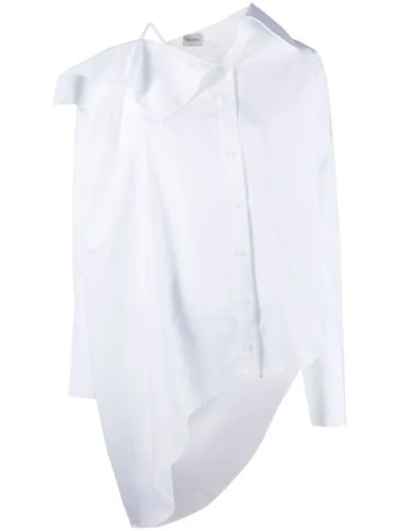 Balossa White Shirt рубашка асимметричного кроя