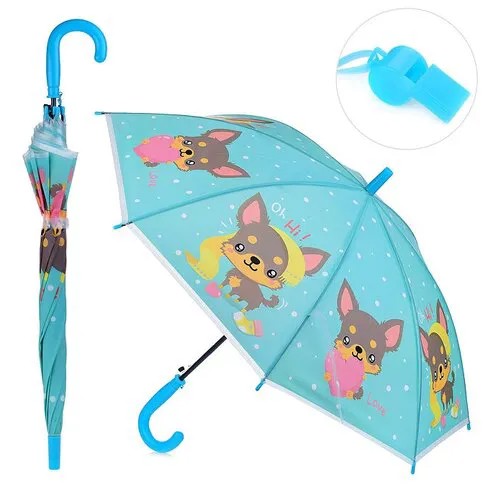 Зонт-трость Oubaoloon, полуавтомат, купол 48.5 см., для девочек, фиолетовый