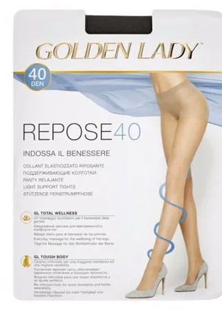 Колготки Golden Lady Repose 40 den, размер 3-M, fumo (серый)