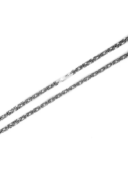 Цепочка мужская TOP CRYSTAL Королевская роза из серебра, 45 см