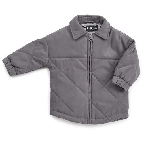 88053, Куртка Happy Baby детская рубашечного кроя dark grey, 104