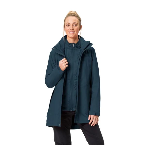 Спортивная куртка VAUDE Idris 3in1 III detachable, зеленый