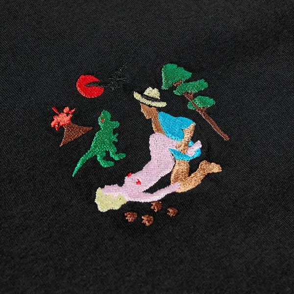 Футболка Carne Bollente Exploring Jurassic Embroidered Tee