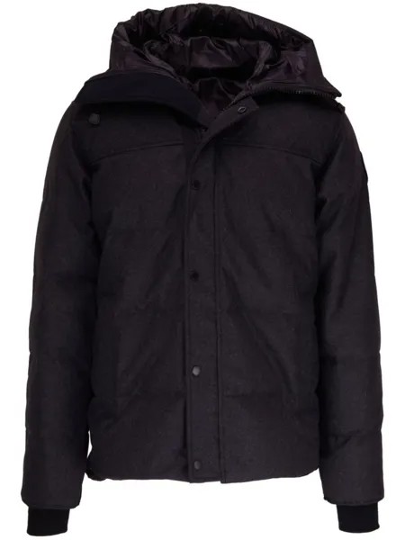 Парка на молнии с капюшоном Canada Goose, черный