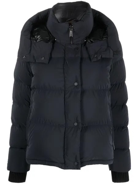 Moorer padded hooded down jacket, черный