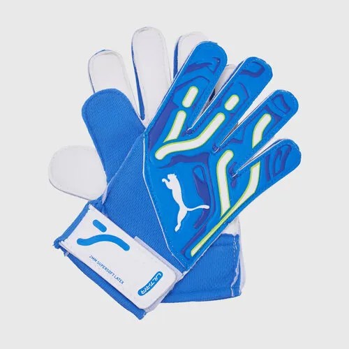 Вратарские перчатки PUMA Puma Ultra Play RC, голубой, белый