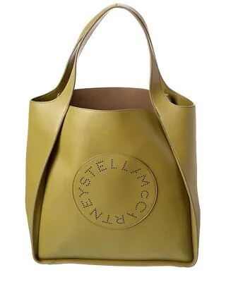 Stella Mccartney Женская сумка-тоут среднего размера Stella Logo, зеленая