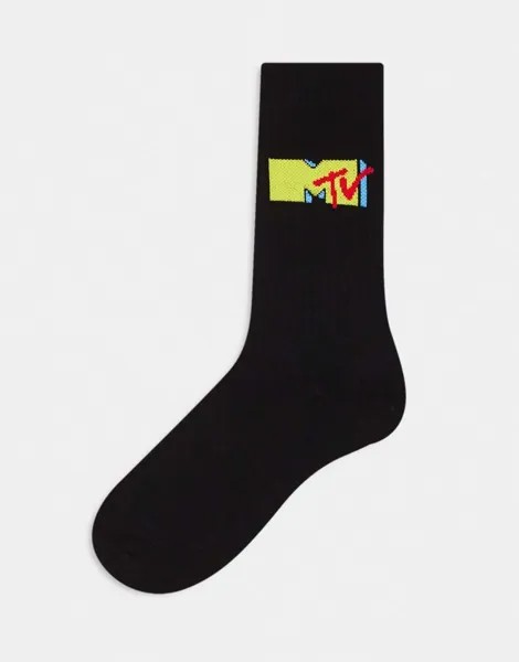 Черные носки ASOS DESIGN MTV