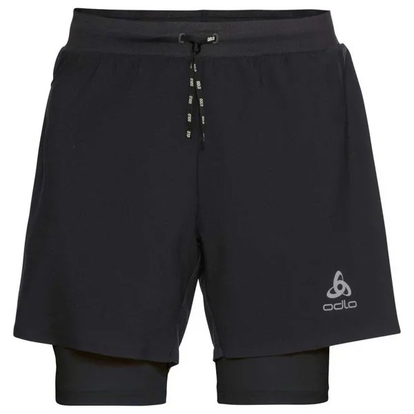 Брюки Odlo Axalp 2 In 1 Short, черный